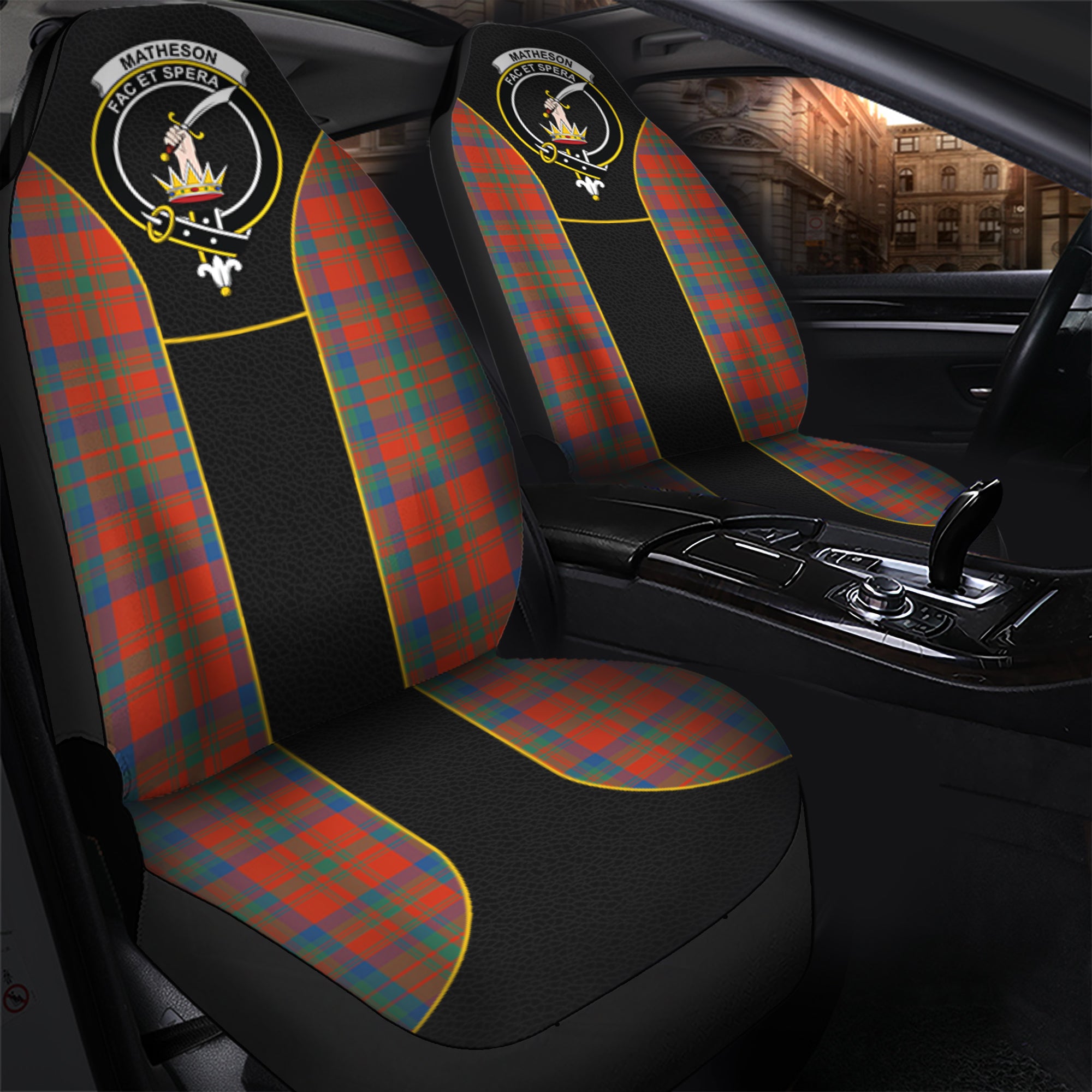scottish-matheson-ancient-tartan-crest-car-seat-cover-special-style