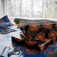 May The Bridges I Burn Light My Way Wrapping Paper Roll Gothic Skull