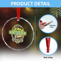 Mccockin Cider Crystal Glass Ornament Funny St Patrick's Day TS02