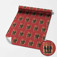 Melanin Cowgirl Swag Wrapping Paper Roll African American Cowgirls Black History Pride Retro - Wonder Print Shop
