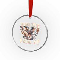 Melanin Cowgirls Crystal Glass Ornament Where Them Fans At Country Life Women Girls TS02