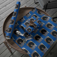 Melanin Queen Glitter Print Wrapping Paper Roll Unapologetically Dope - Wonder Print Shop