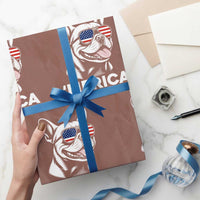 Merica French Bulldog Lover Wrapping Paper Roll 250th Anniversary Gift