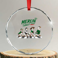 Merlin the Ducks Crosswalk Walk Parody Crystal Glass Ornament El Idolo Del Barrio Mexico Duck Soccer Football Fans
