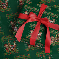 Merry Brainrot Wrapping Paper Roll Funny Ugly Christmas Italian Meme Gift - Wonder Print Shop