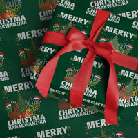 Merry Christmahanakwanzika Wrapping Paper Roll Christmas Hanukkah Kwanzaa Celebration Gift - Wonder Print Shop
