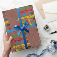Merry Christmas Hanukkah Kwanzaa Wrapping Paper Roll Funny Holiday Gift - Wonder Print Shop