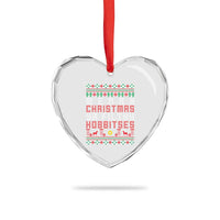 Merry Christmas Ya Filthy Animal Heart Crystal Glass Ornament Funny Fantasy Movie Meme LOL Ugly Xmas - Wonder Print Shop