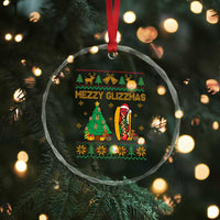 Merry Glizzmas Crystal Glass Ornament Funny Hotdog Xmas Tree Hot Ugly Christmas TS02