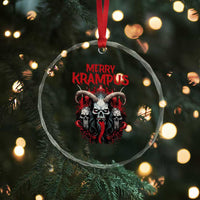 Merry Krampus Crystal Glass Ornament Horor Xmas Evil TS09