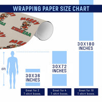 Merry Kwanzaa Cowboy Black Santa Wrapping Paper Roll African American Christmas Gift - Wonder Print Shop