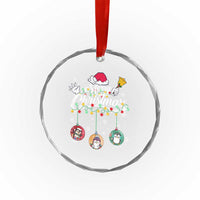 Merry Xmas Cute Penguin Crystal Glass Ornament TS09