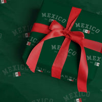 Mexico Mexican Flag Vintage Pride Wrapping Paper Roll