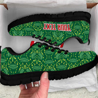 Mexico WC26 Personalized Sneakers Minimalist Aztec Eagle Green Color