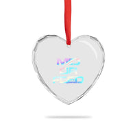 Mid Or Feed Iridescent Effect Heart Crystal Glass Ornament Funny Game Lover Gift - Wonder Print Shop