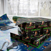 Mildly Irritated Marcus the Worm Meme Wrapping Paper Roll Funny Christmas Stocking Weirdcore - Wonder Print Shop