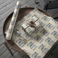 Minimal Sardines Fishermen Aesthetic Retro Wrapping Paper Roll