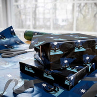 Minnesota Loon Rising Wrapping Paper Roll Star Emblem MN State Flag Pride