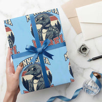 Minnesota Rebel Grumpy Loon Wrapping Paper Roll Retro Vintage Politcal Resistance