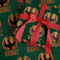 Minnesota Rebel Loon Wrapping Paper Roll Rising From Fire Political Resistance