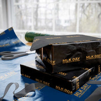 MLK Tribute Wrapping Paper Roll MLK Motivational His Dream Is My Dream - Wonder Print Shop