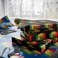 MLK Wrapping Paper Roll Honor King Civil Rights Leader Black History Month - Wonder Print Shop