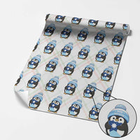 MN Strong Cute Penguin Wrapping Paper Roll Minnesota State Pride Gift