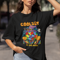 Autism Pumpkin T Shirt Coolest Pumpkin In The Patch Halloween Costume Autism Awareness - Wonder Print Shop