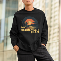 Retirement Plan Sweatshirt Funny Retired Fisherman Fishing - Wonder Print Shop