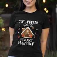 Christmas T Shirt Gingerbread House Project manager Decorating Baking - Wonder Print Shop