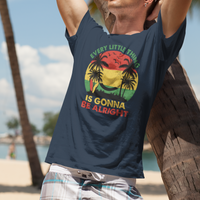 Jamaica T Shirt Every Little Thing Is Gonna Be Alright Retro Jamaica Reggae - Wonder Print Shop