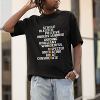 Funny Father's Day T Shirt Mens Best Dad Ever With Words Dad Appreciation Gift for Daddy Husband Vintage - Wonder Print Shop