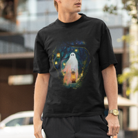 Ghost T Shirt Ghost In The Forest Shirt - Wonder Print Shop