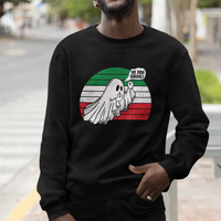 Italian Ghost Sweatshirt Va Fan Ghoul Retro Funny Halloween - Wonder Print Shop