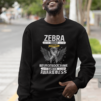 Zebra Squad Neuroendocrine Cancer Awareness Sweatshirt - Wonder Print Shop