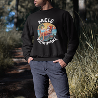 Mele Kalikimaka Tropical Hawaiian Christmas in Hawaii Sunbath Santa Sweatshirt - Wonder Print Shop