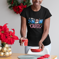Christmas T Shirt I Am Snow Cute Snowman Winter Chilling - Wonder Print Shop