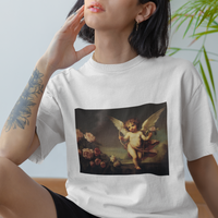 Valentine's Day T Shirt Cupid Cherubs Art Valentine Angel Rose Garden Aesthetic - Wonder Print Shop