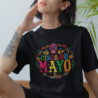 Funny Cinco De Mayo T Shirt Cinco De Mayo Mexican Fiesta 5 De Mayo Mexican Sugar Skull - Wonder Print Shop