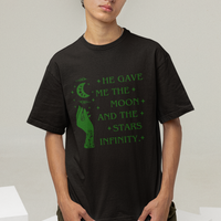 Infinity Love T Shirt He Gave Me The Moon And The Stars Infinity Celestial Witchy - Wonder Print Shop