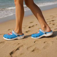 Molise Italy Clogs Shoes Flag Color Inspiration - Wonder Print Shop