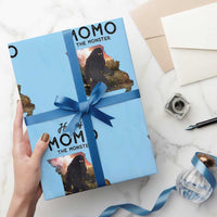 Momo The Monster Folklore Wrapping Paper Roll Louisiana Missouri Cryptid Lover Gift