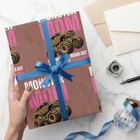 Monster Mom Like Normal Mama But Wheelie Cool Wrapping Paper Roll Monster Truck Mama