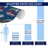 Monster Truck Birthday Wrapping Paper Roll 3 Years Old Boys Happy 3rd Bday Party - Wonder Print Shop