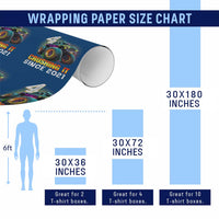 Monster Truck Birthday Wrapping Paper Roll Happy 4th Bday Party 4 Years Old Boy - Wonder Print Shop