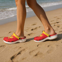 Montenegro Clogs Shoes Flag Color Inspiration - Wonder Print Shop