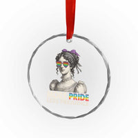 More Pride Less Prejudice Crystal Glass Ornament LGBTQ Proud Ally Pride Month TS10