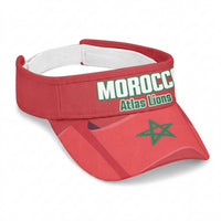 Morocco 2026 Football Sun Visor Cap Go Atlas Lions