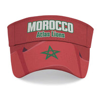 Morocco 2026 Football Sun Visor Cap Go Atlas Lions