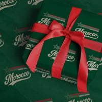Morocco Wrapping Paper Roll Limited Edition Vintage Moroccan Pride Retro